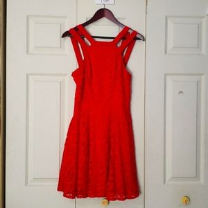 Red Lace dress